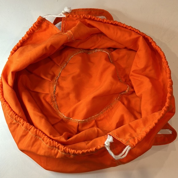 Boho Orange Floral Cinch Bag - Picture 10 of 12